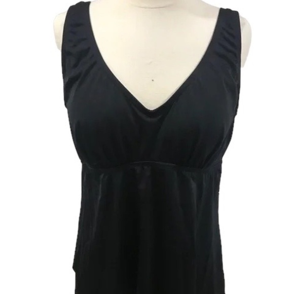 Swimsuit for All Womens Top Size 18 Black Tankini Swim Adjustable Neutral Travel - Picture 1 of 10